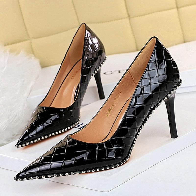 High Heels Rivets Pumps