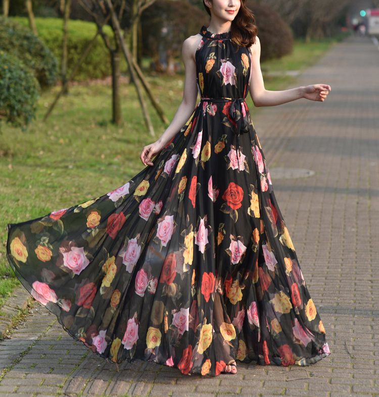Summer Sleeveless Maxi Dress