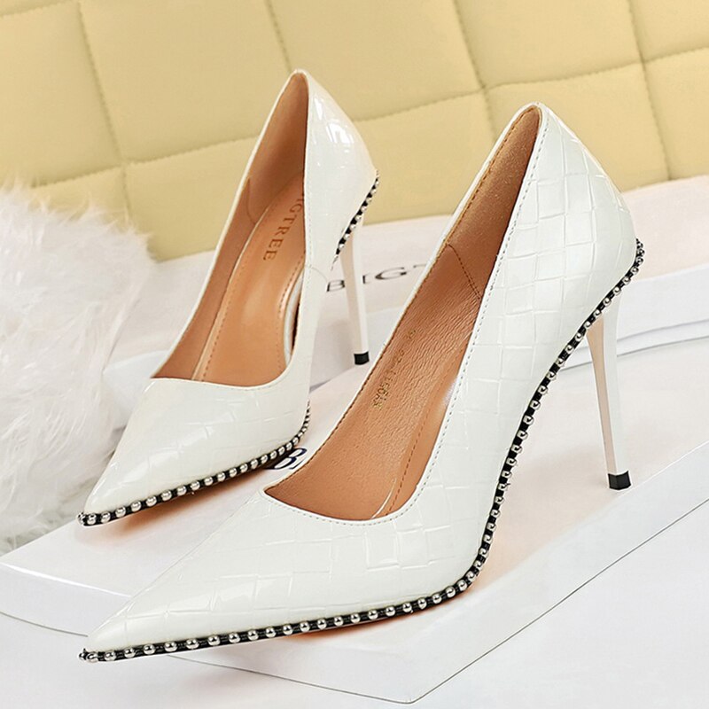 High Heels Rivets Pumps