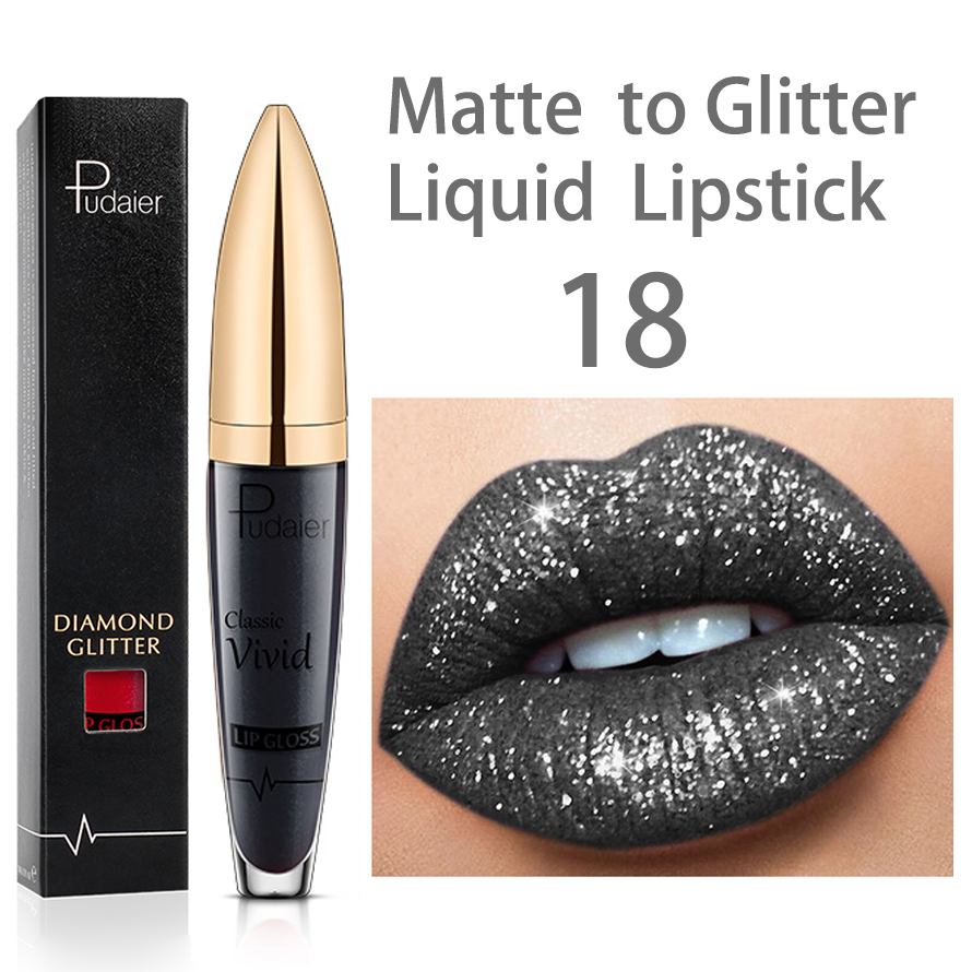 Long Lasting Glitter Liquid Shiny Lip Gloss