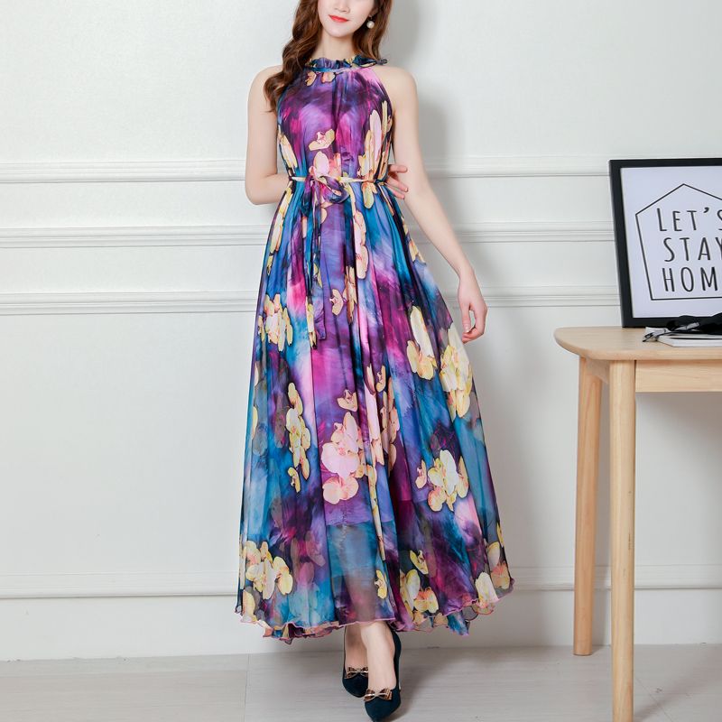 Summer Sleeveless Maxi Dress
