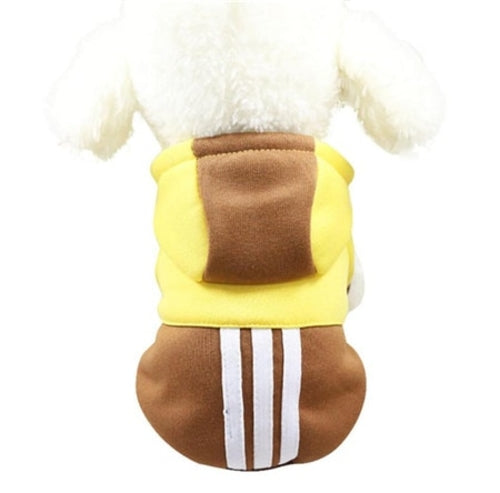 Small Mix Color Pet Puppy Clothes Hoodie winter