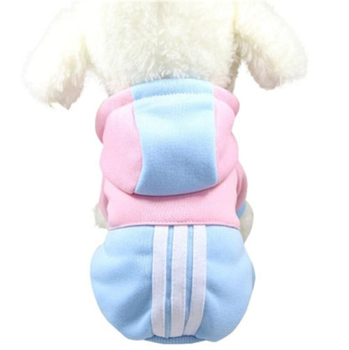 Small Mix Color Pet Puppy Clothes Hoodie winter