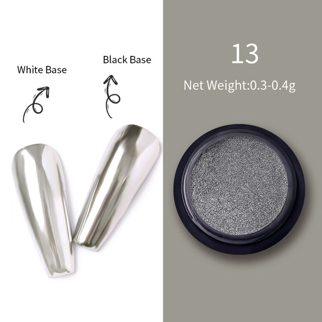 Metallic Pen Powder Cushion - Chrome Glitter Pigment Polish