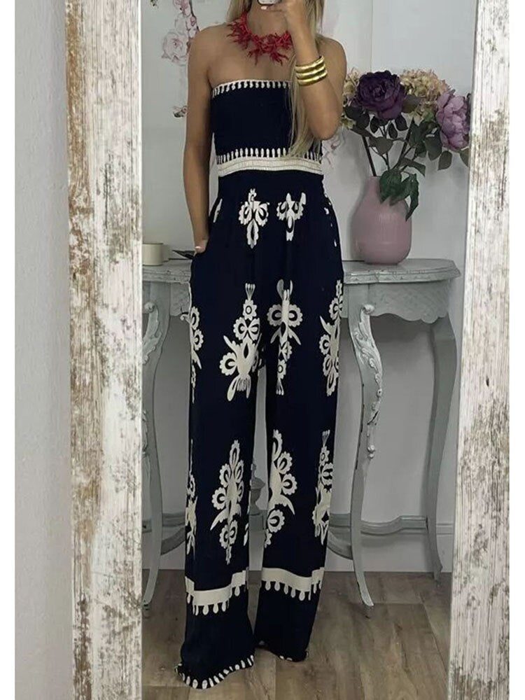 Spring Summer Off Shoulder Jumpsuits