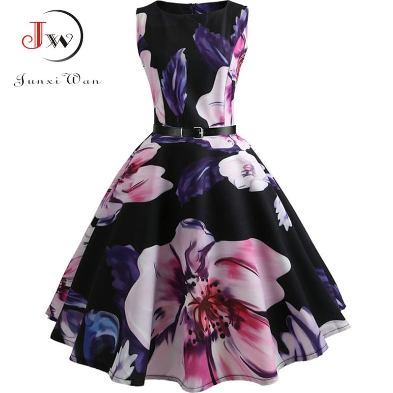 Retro Vintage 50s 60s Rockabilly Swing Dress