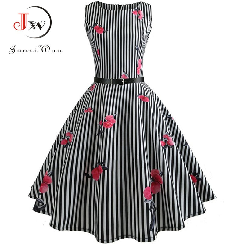 Retro Vintage 50s 60s Rockabilly Swing Dress