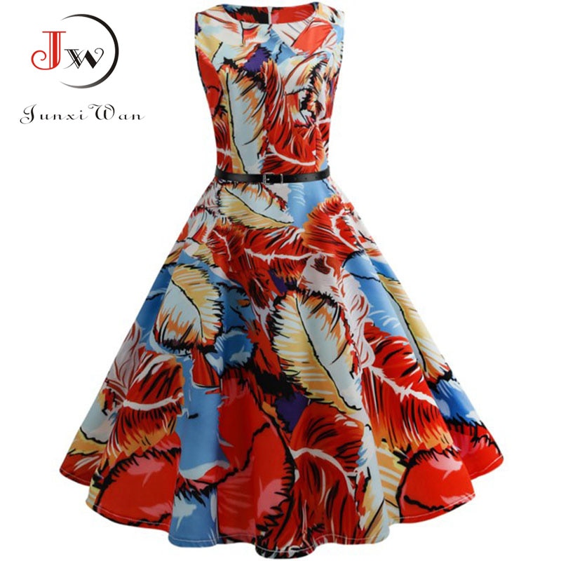 Retro Vintage 50s 60s Rockabilly Swing Dress