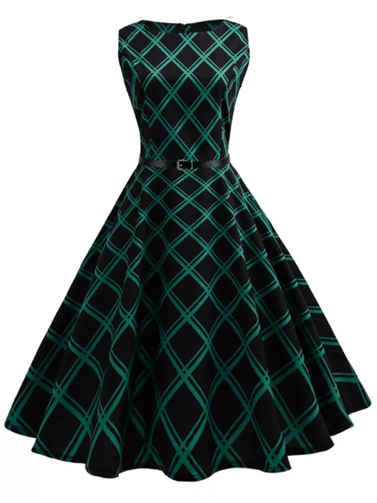 Retro Vintage 50s 60s Rockabilly Swing Dress