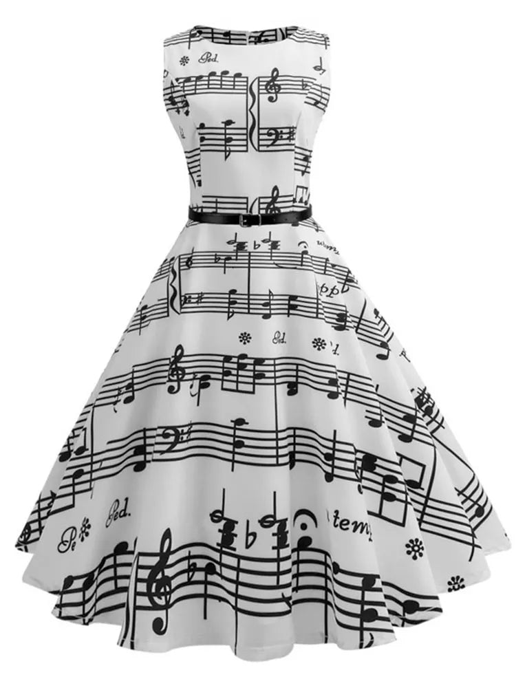 Retro Vintage 50s 60s Rockabilly Swing Dress