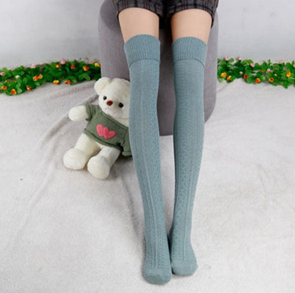 Sexy Warm Long Cotton Stocking Over Knee
