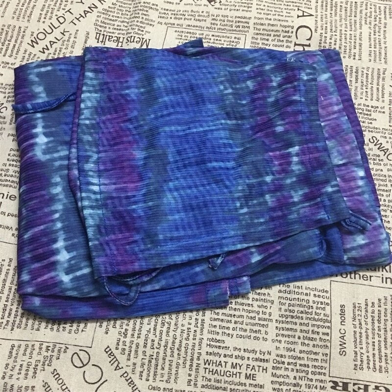 Tie-dye Sleeveless Crop Top And Skirt Set
