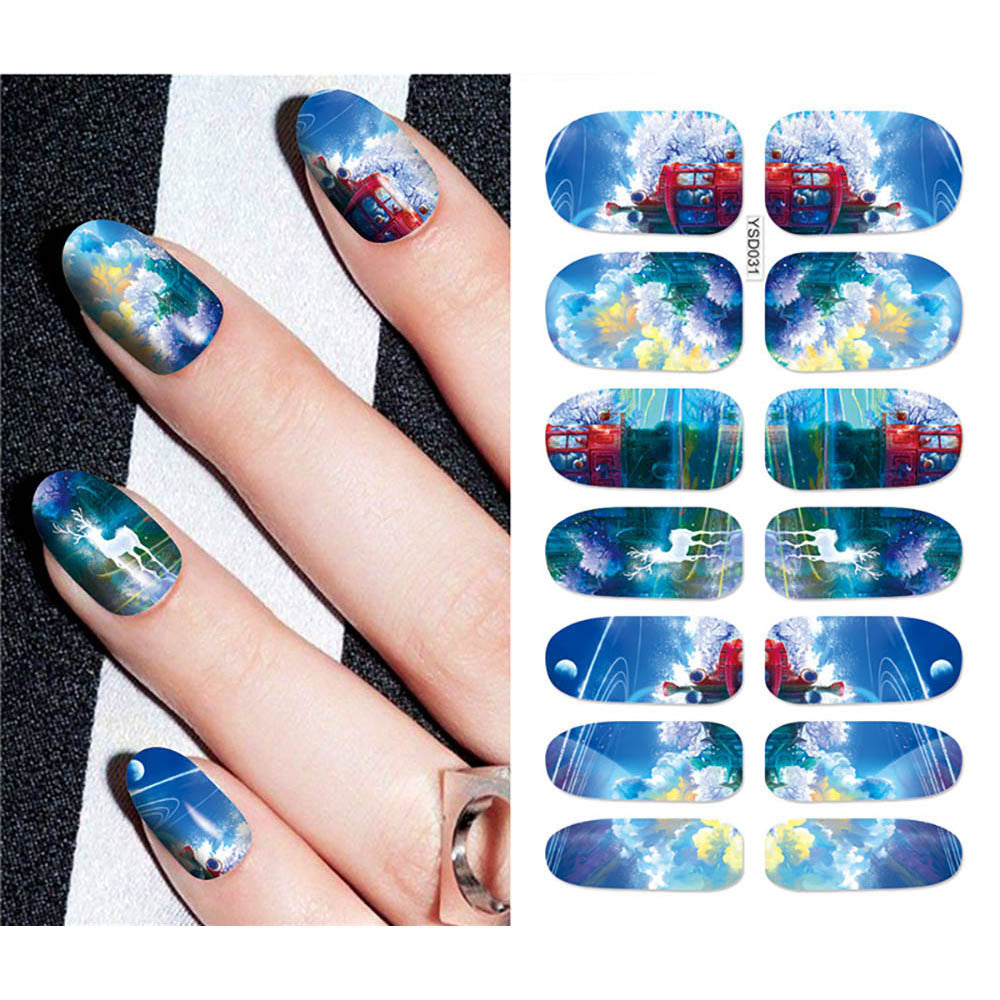 Water Nail stickers For Whole Nails