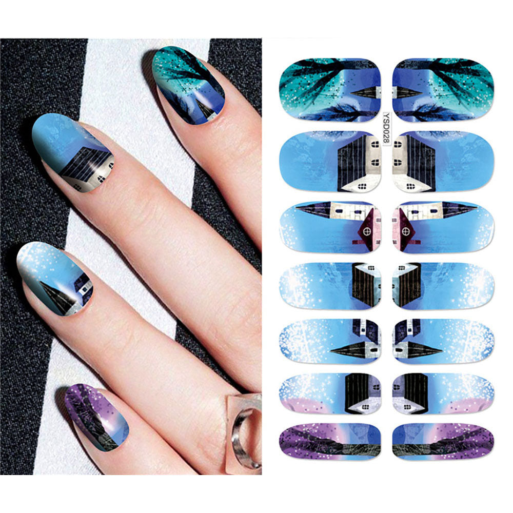 Water Nail stickers For Whole Nails