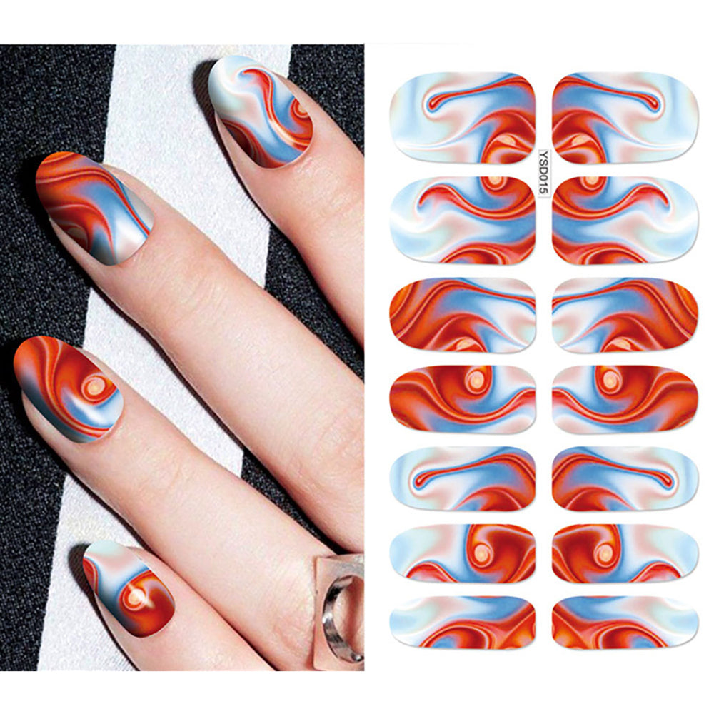 Water Nail stickers For Whole Nails