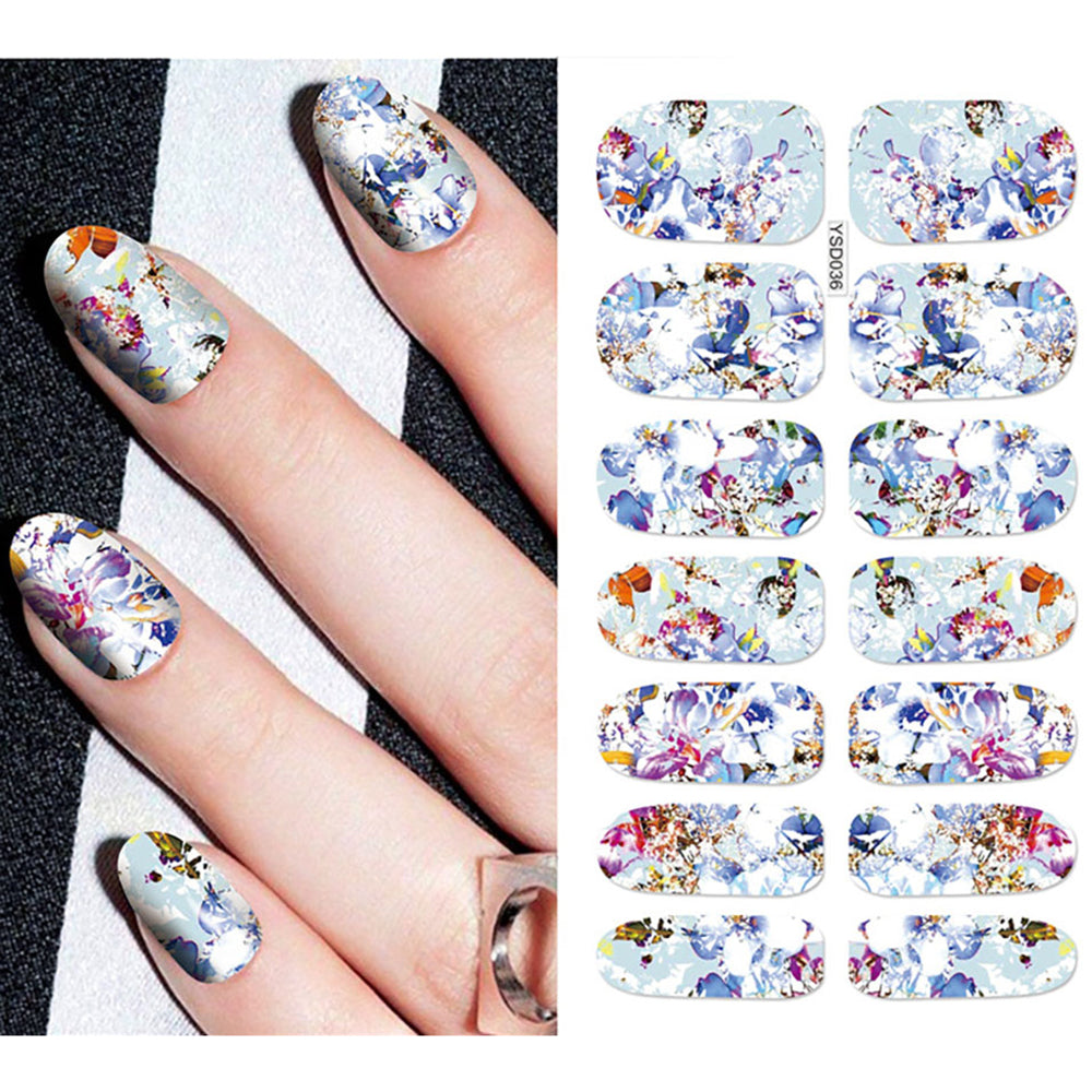 Water Nail stickers For Whole Nails