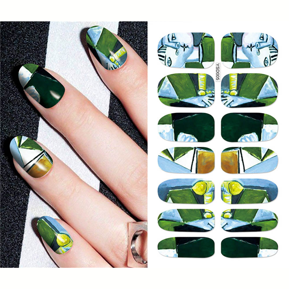 Water Nail stickers For Whole Nails