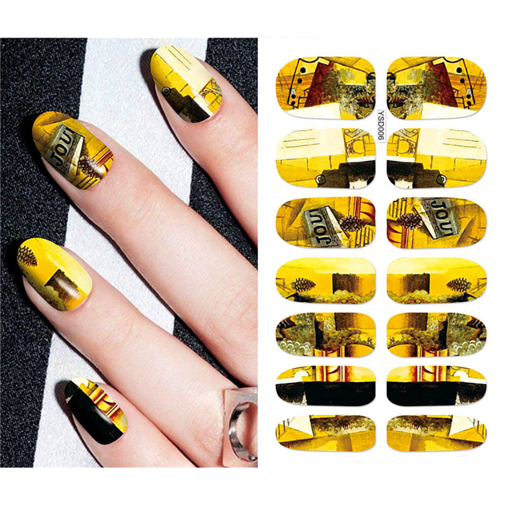 Water Nail stickers For Whole Nails