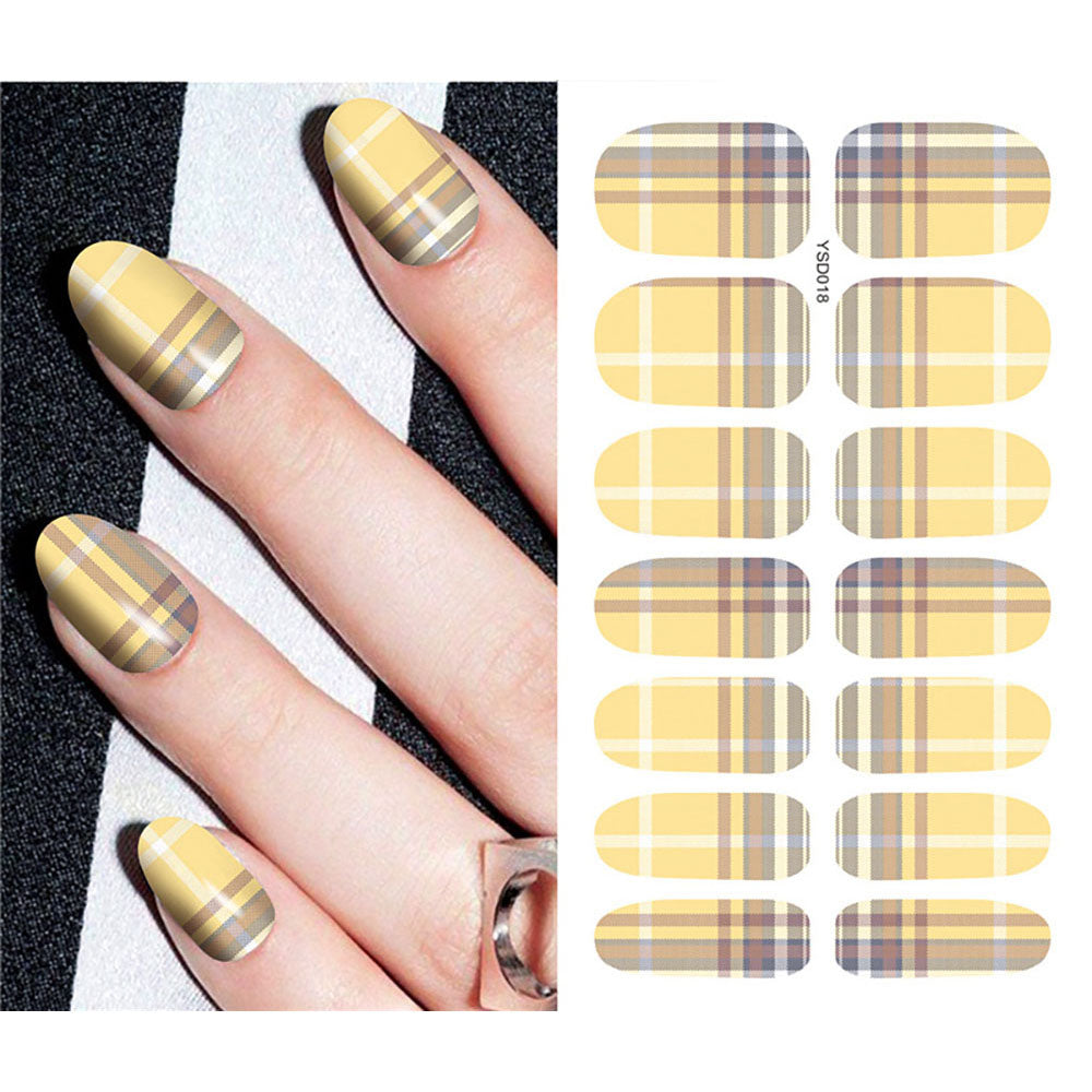 Water Nail stickers For Whole Nails