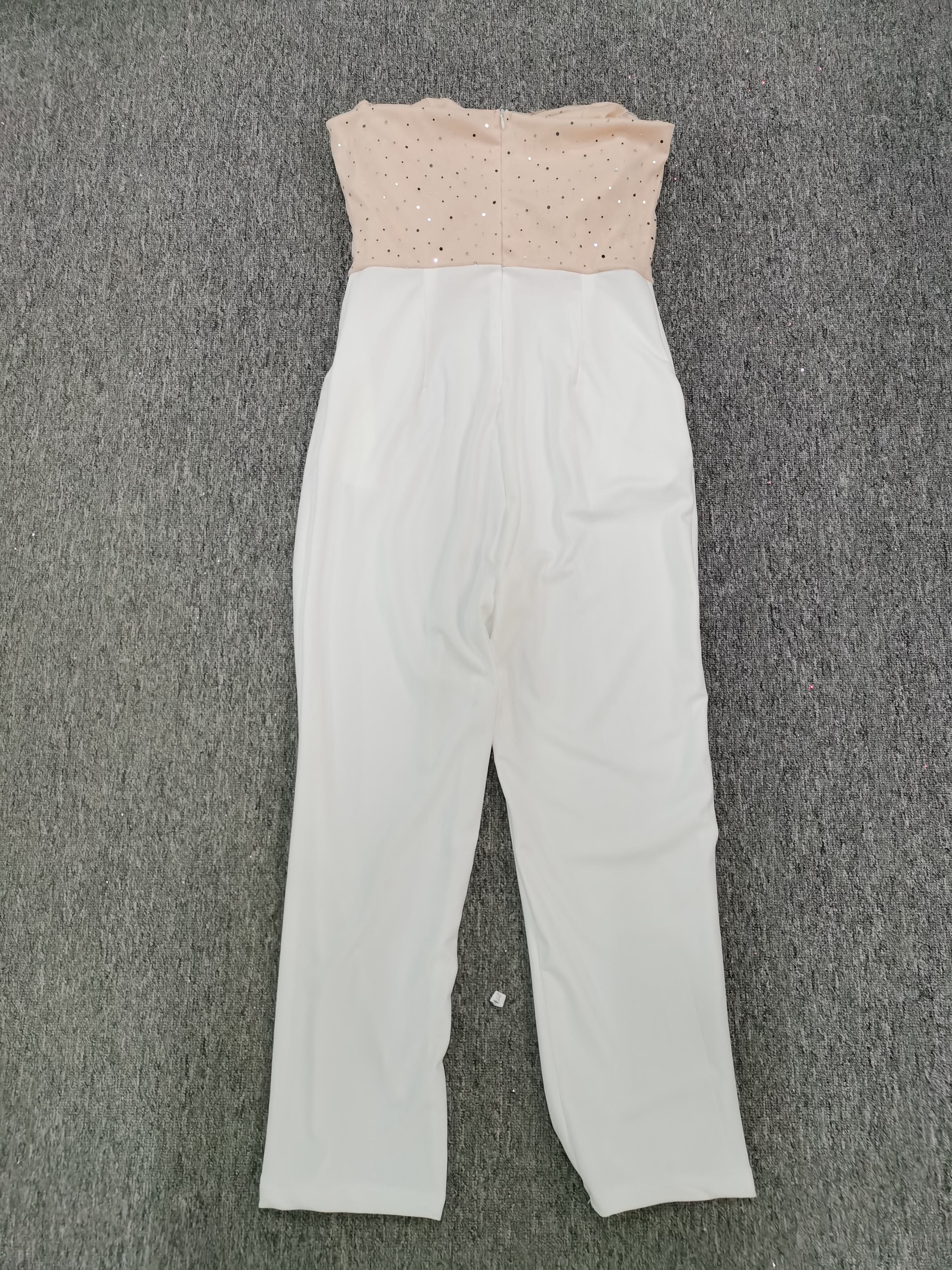 Autumn Sleeveless Embroidered Sequin Jumpsuit