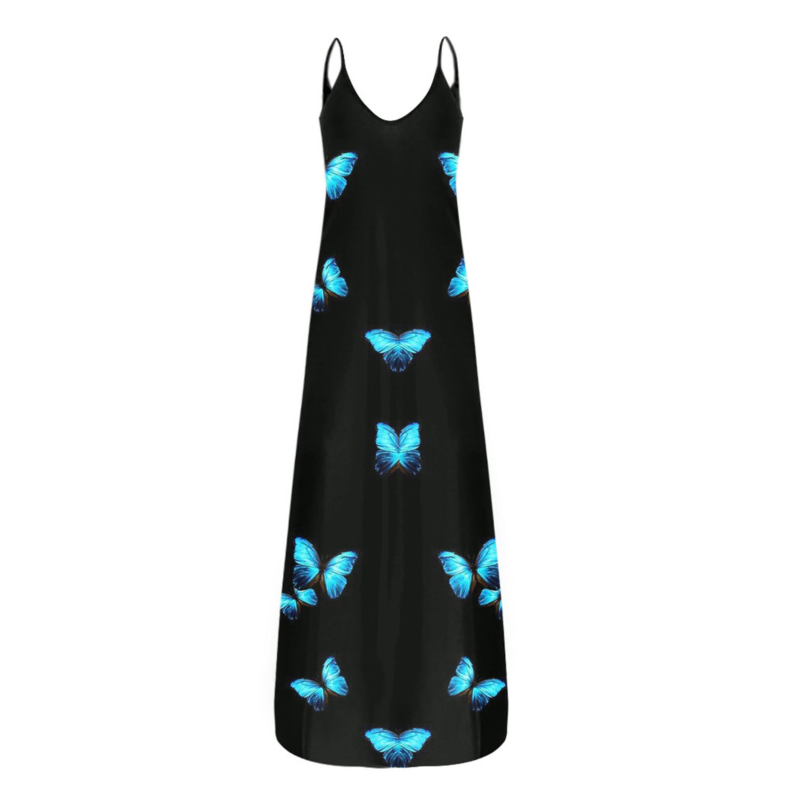 V-Neck Sleeveless Pullover Maxi Dress