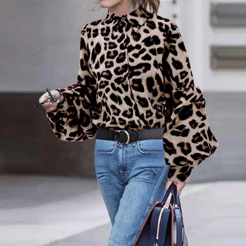 Loose Autumn Long Puff Sleeve Blouse