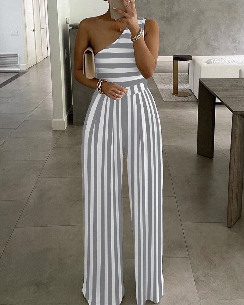 Ruched Wide Leg Jumpsuit