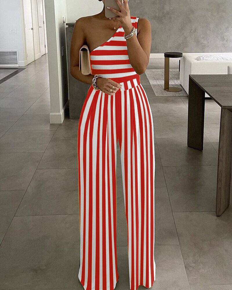 Ruched Wide Leg Jumpsuit