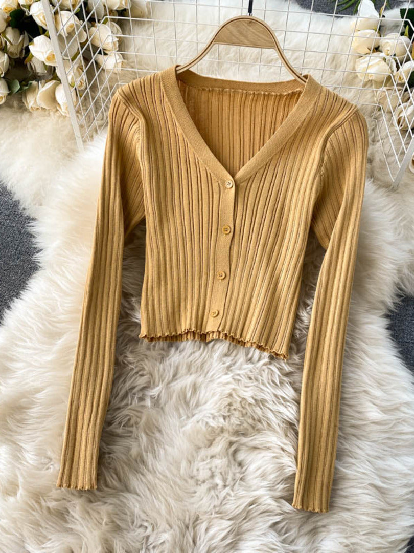 Plaid Print Spaghetti Strap Bodycon Mini Dress and Long Sleeve knit Cardigan