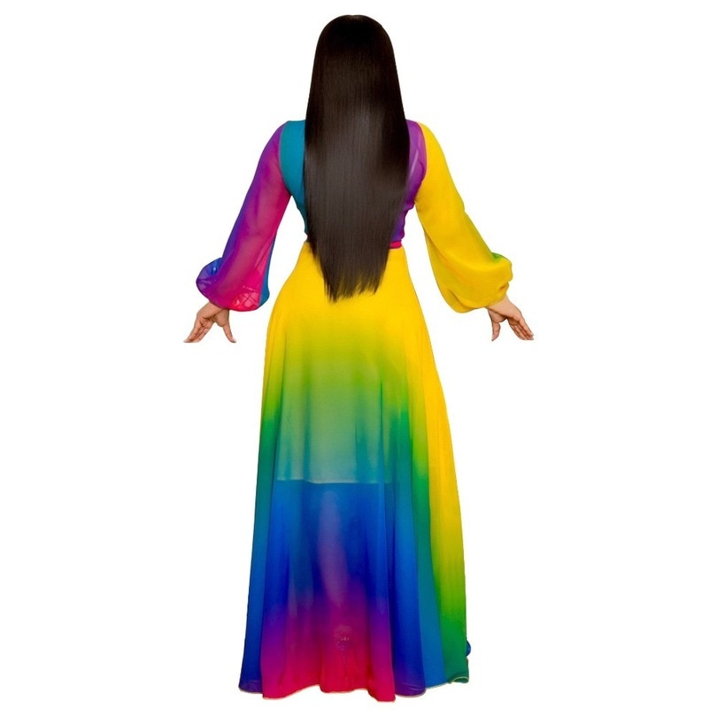 V-neck Chiffon Dress