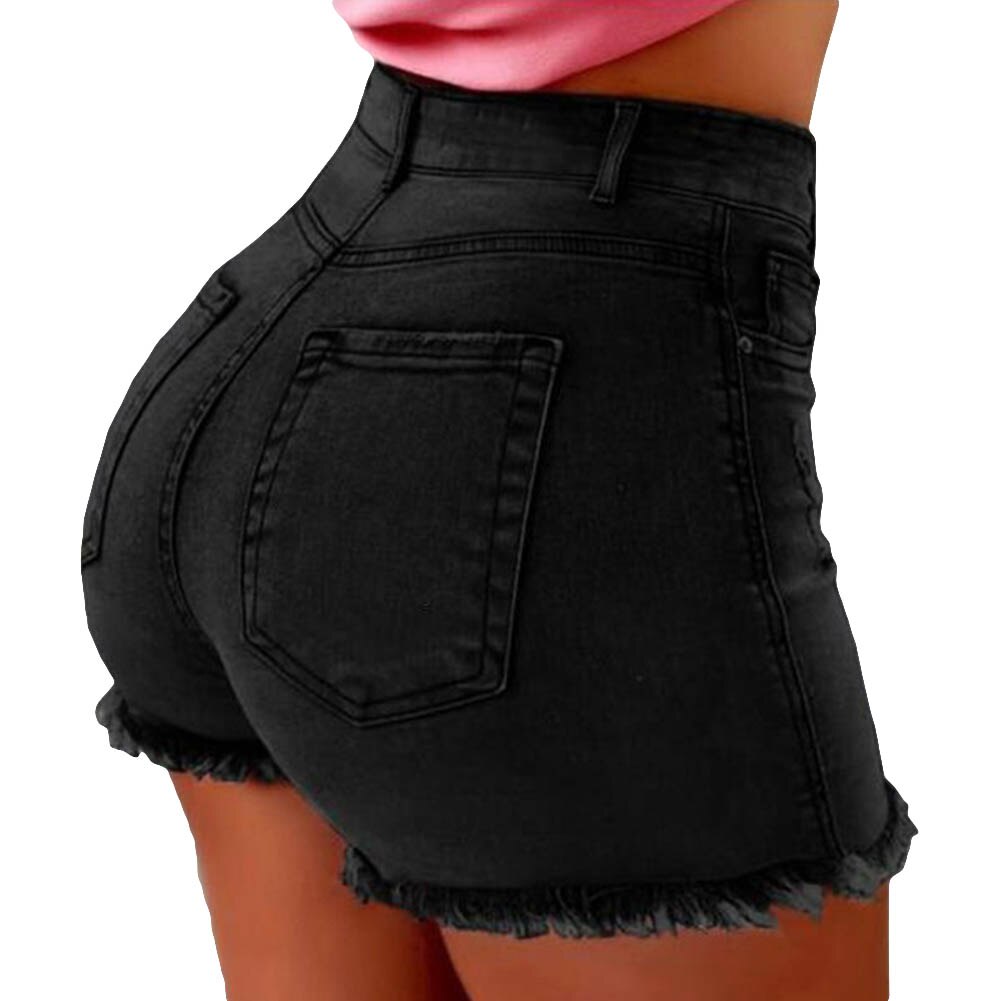 High Waist Denim Shorts Women's