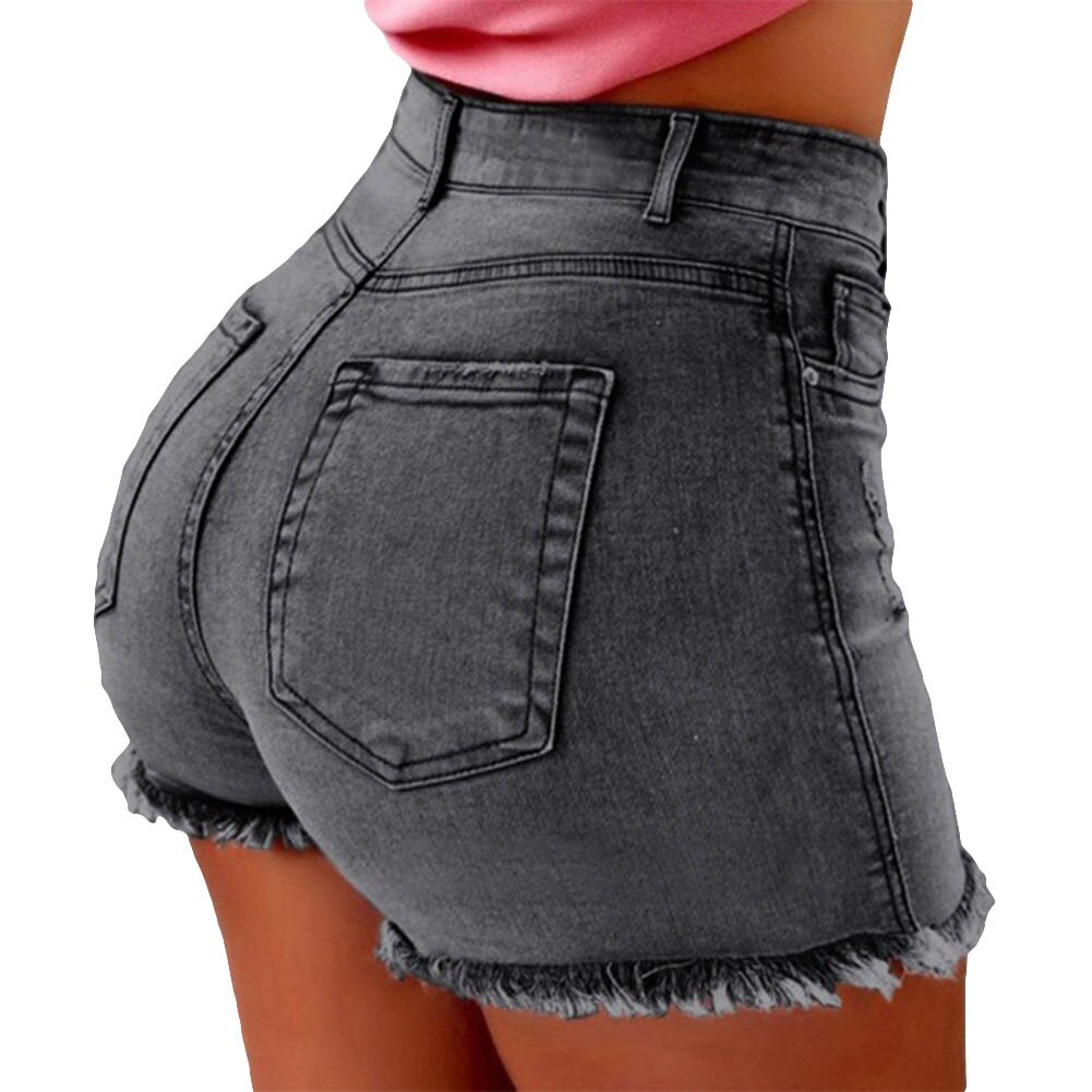 High Waist Denim Shorts Women's