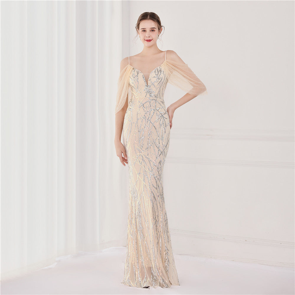 Elegant Beading Evening Dress