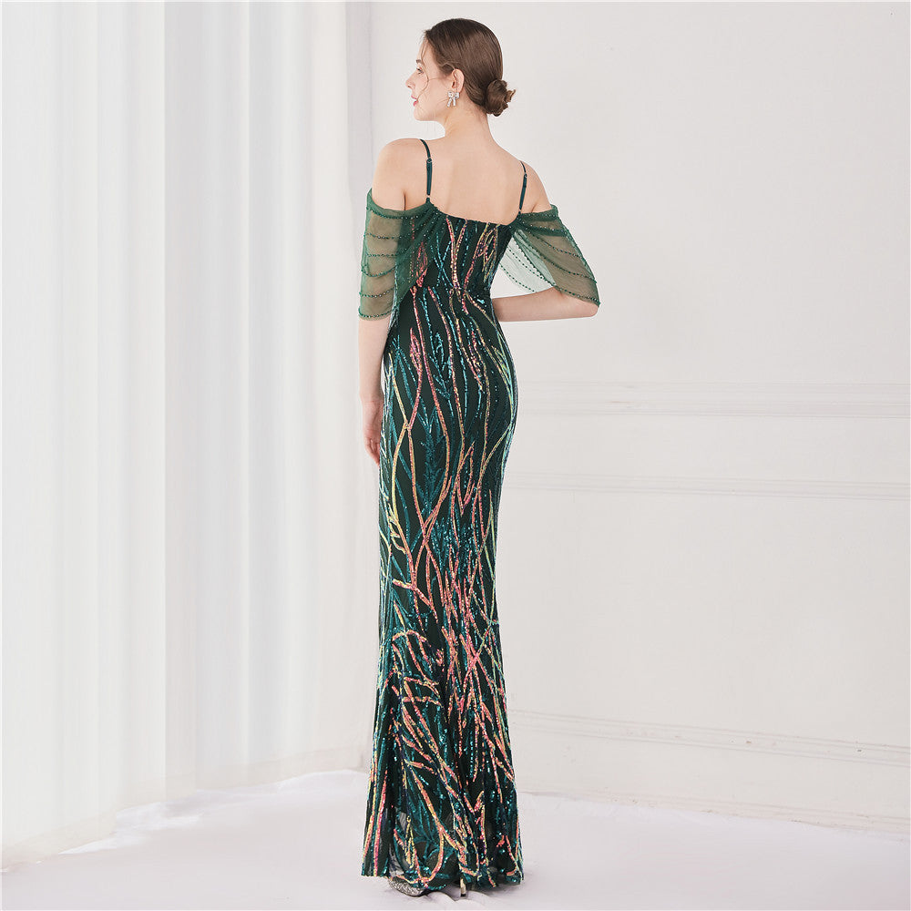 Elegant Beading Evening Dress